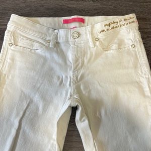 Lilly Pulitzer White Jeans